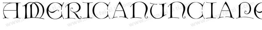 AmericanUnciale Regu字体转换